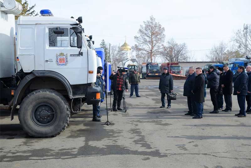 В Оренбуржье проверили готовность техники и специальных формирований к предстоящему весеннему половодью