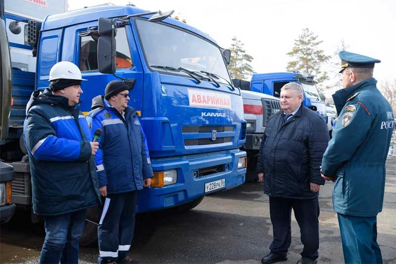 В Оренбуржье проверили готовность техники и специальных формирований к предстоящему весеннему половодью