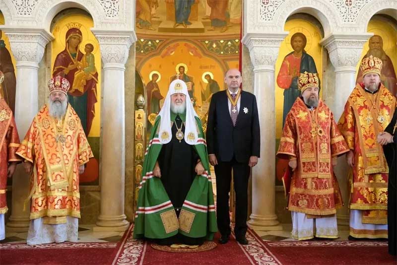 Губернатор Оренбуржья Евгений Солнцев награжден орденом благоверного князя Даниила Московского II степени
