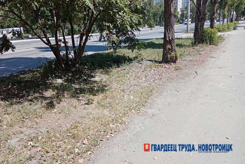 Глава Новотроицка Денис Меньшиков оценил работы, проводимые по благоустройству города