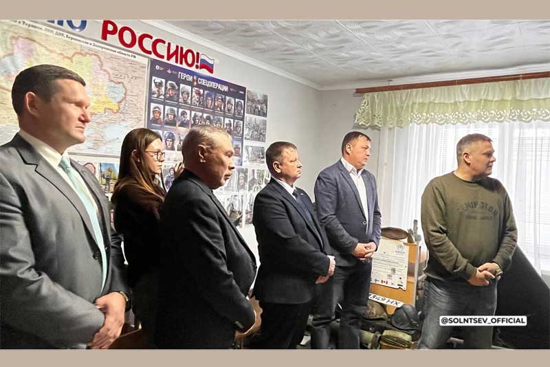 В Новоорске отметили первую годовщину «Музея боевой славы», созданного на общественных началах