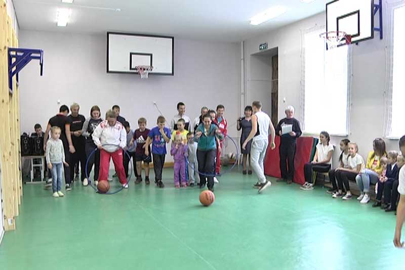 В сельской школе – новый спортзал