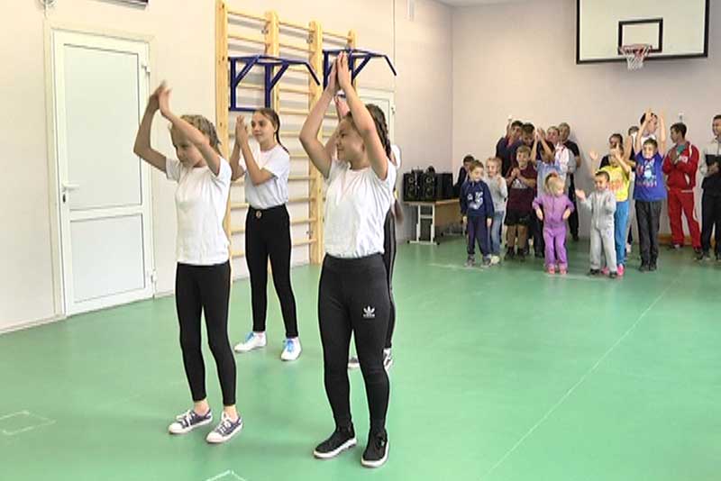 В сельской школе – новый спортзал