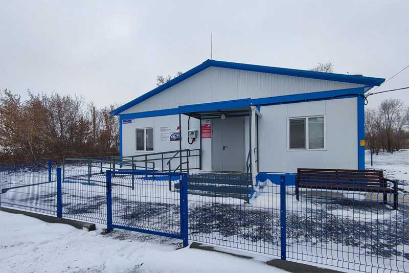 Первых пациентов принял новый фельдшерско-акушерский пункт на станции Губерля в Новотроицке