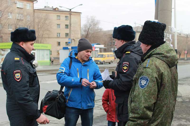 К  акции «Сообщи, где торгуют смертью» присоединились представители Новотроицкого станичного казачьего общества 