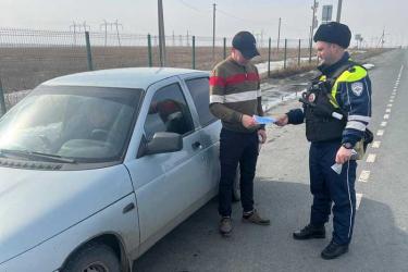 Сотрудники Госавтоинспекции  Новотроицка и Орска проводят акцию «Пешеход»