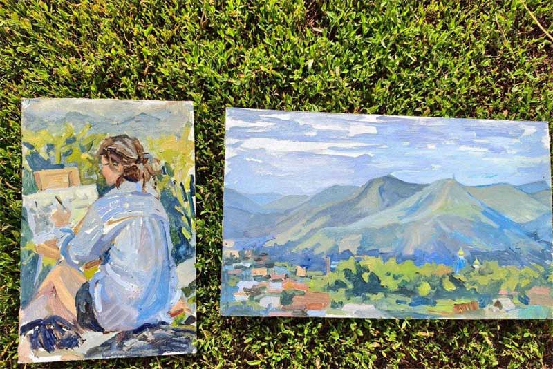 В Кувандыке проходит межрегиональный конкурс-пленэр им. Николая Ерышева