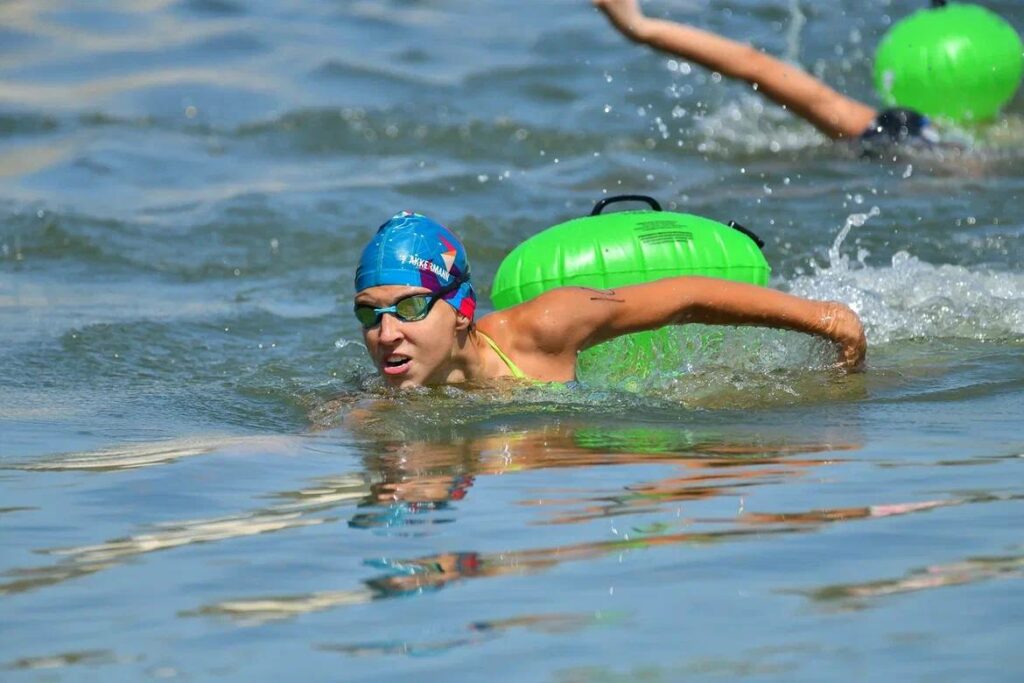 Пятое событие конкурса «Спортивный актив Оренбуржья» - День пловца - прошло на озере Забой