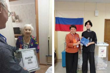 В Новотроицке в числе голосующих – люди почтенного возраста и делающие свой выбор впервые