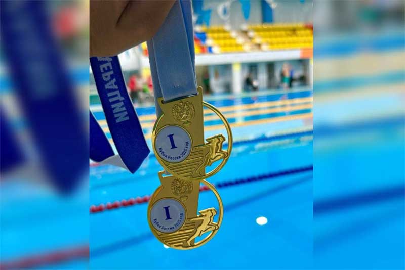 Семь медалей взяли на Кубке России по плаванию представители Оренбуржья Виктория Ищиулова и Юлия Молчанова