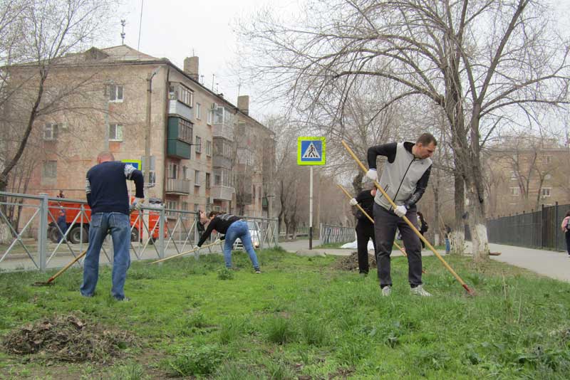 На субботник – с настроением!