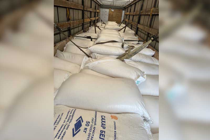 Таможенники предотвратили незаконный вывоз из России порядка 672 тонн сахара