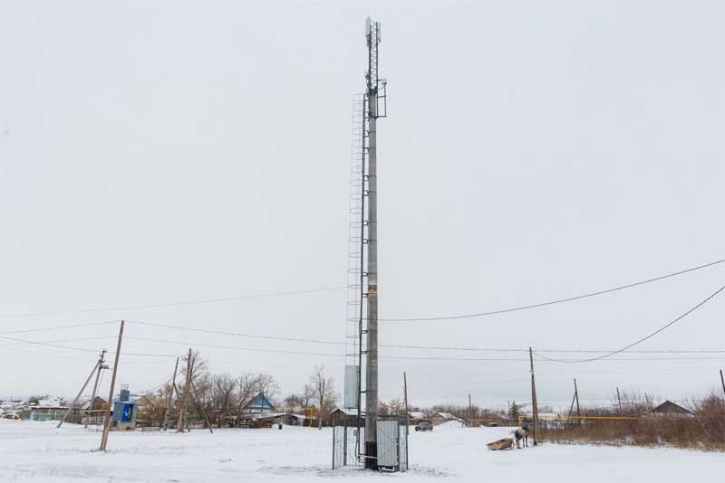 В Оренбуржье еще 58 сел подключили к мобильной связи