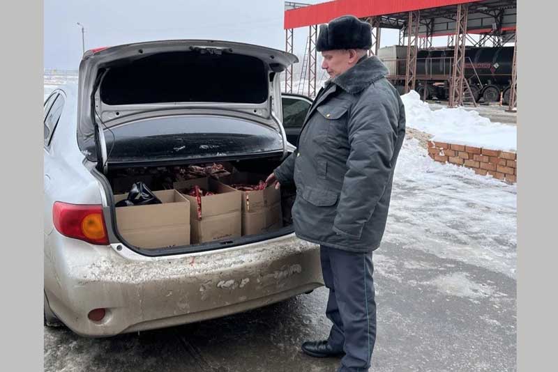 В Оренбуржье пресекли попытки незаконного ввоза и вывоза  0,5 тонны мяса