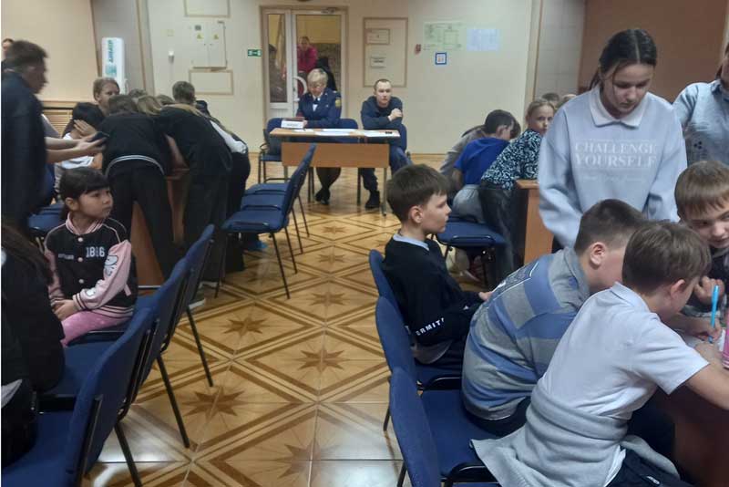 Юным новотройчанам напомнили о правилах пожарной безопасности