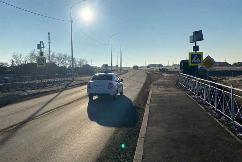 Современные системы освещения появились более чем на десяти километрах региональных дорог в Оренбуржье