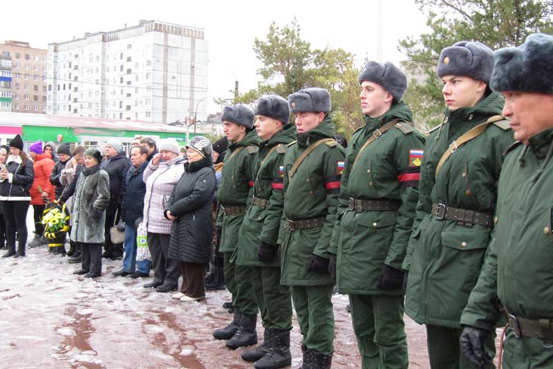 Новотройчане проводили в последний путь   бойца СВО Николая Омельченко