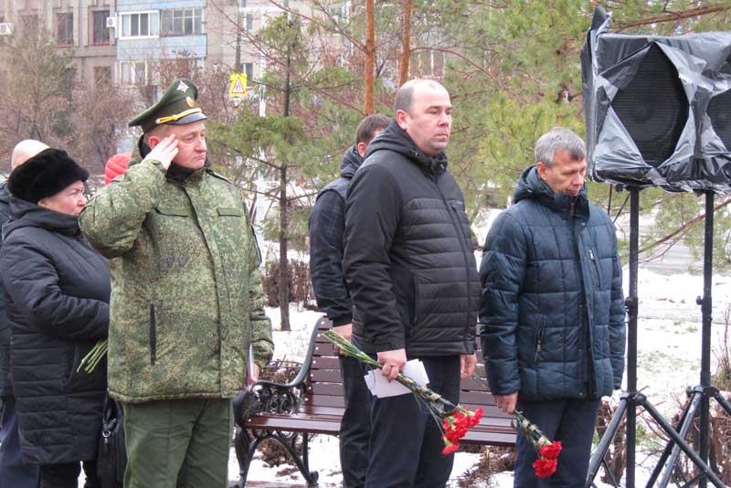 Новотройчане проводили в последний путь   бойца СВО Николая Омельченко