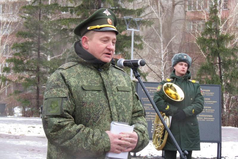 Новотройчане проводили в последний путь   бойца СВО Николая Омельченко