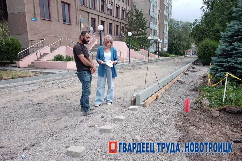 В  Новотроицке продолжаются работы по обновлению  общественных пространств: дела и планы