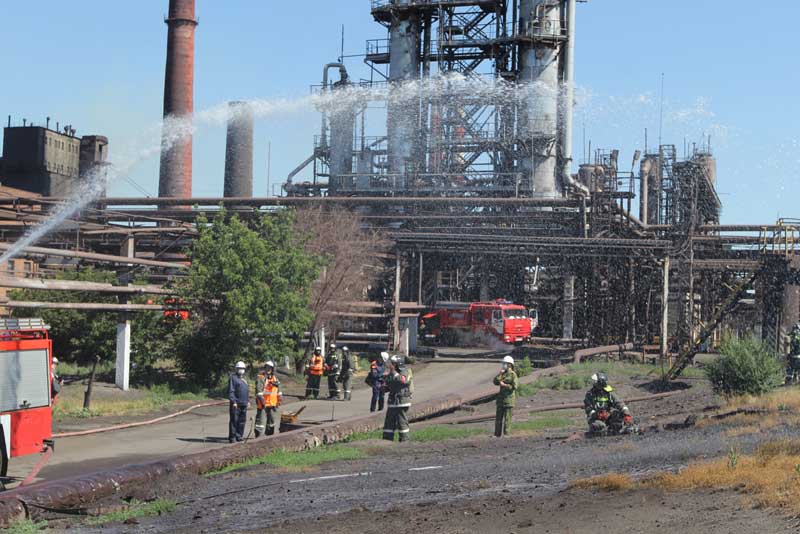 На «Уральской Стали» успешно прошло масштабное командно-штабное учение