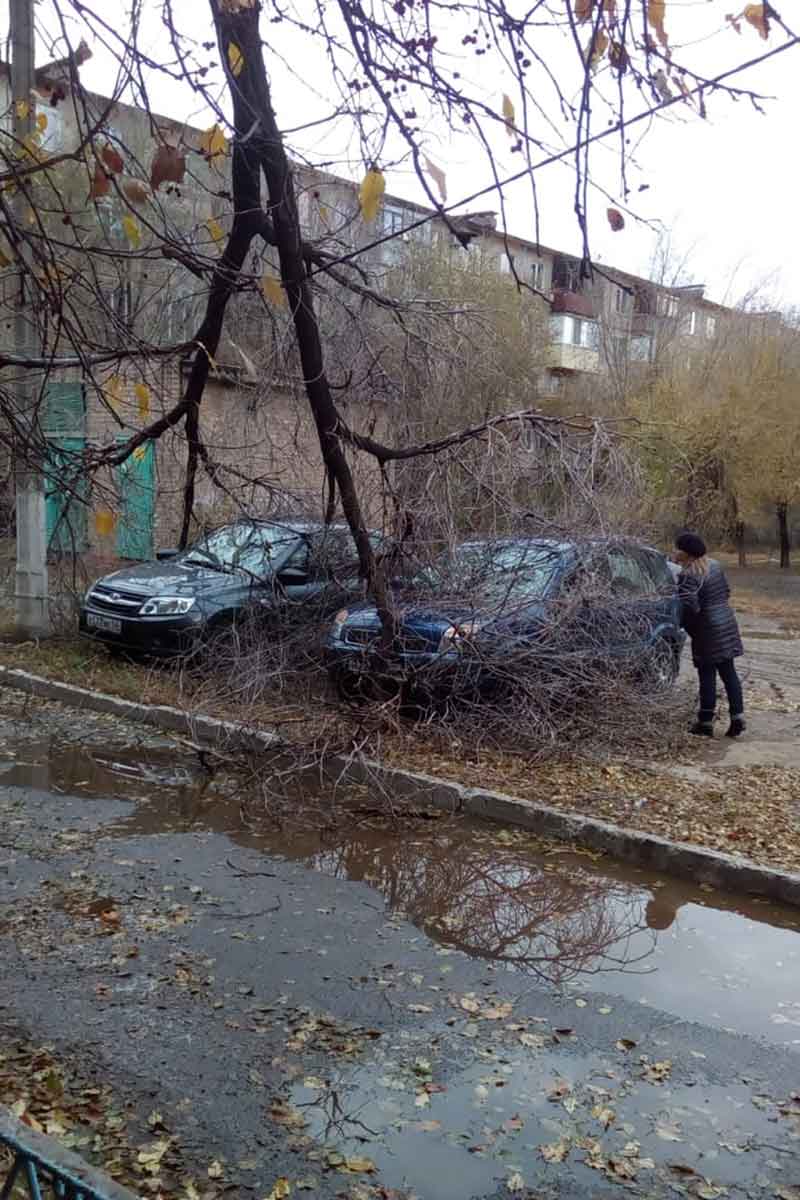 Стихия оставила город без электричества