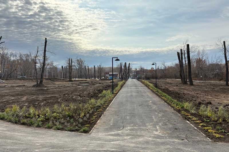 В Кувандыке продолжаются работы по благоустройству парка имени Федорова