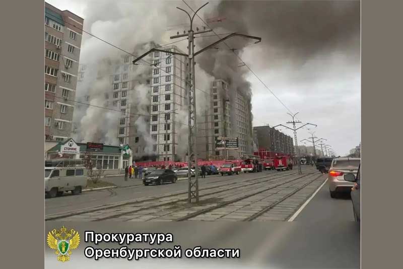 В Новотроицке по вине сварщика на новостройке возник пожар, причинивший застройщику ущерб на 66 миллионов рублей
