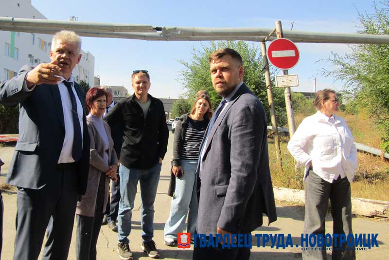 Благоустройство общественного пространства на улице Винокурова в Новотроицке  пройдет поэтапно