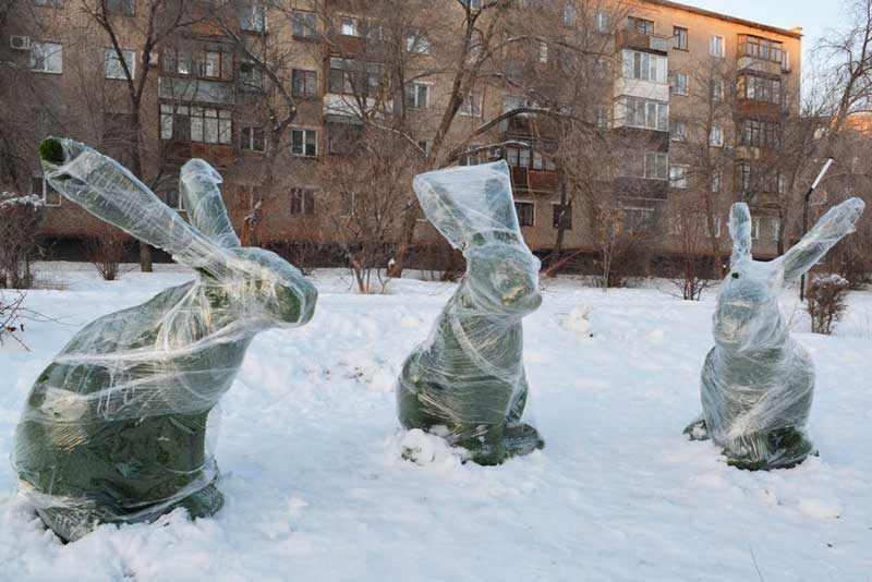 В Новотроицке, в сквере им.Ю.Гагарина, установлены новые Арт-объекты. (фото)